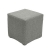 Pouf Tweed carré L40 - gris