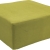 Pouf Tweed carré L100 - vert anis