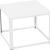 Table basse Kadra H45 60x60 - blanc & blanc