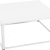 Table basse Kadra H45 100x100 - blanc & blanc