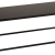 Table basse Kadra H45 150x50 - noir & noir