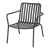 Fauteuil Moli - anthracite