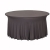 Nappe slim grise table 180 ronde