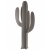 Totem Kactus L - gris medium