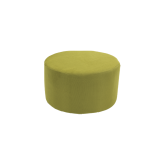 Pouf Tweed rond 70 - Anis