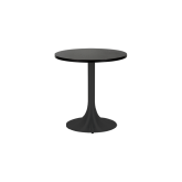 Table Stacy H73 Dia70 cm - noir & noir
