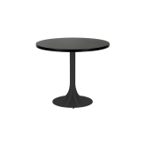 Table Stacy H73 Dia90 cm - noir & noir
