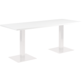 Table Stan H73 70x180 - blanc & blanc