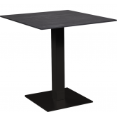 Table Stan H73 70x70 - noir & noir outdoor