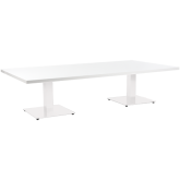 Table Stan H35 90x180 - blanc & blanc