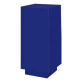 Stèle carrée H110 47x47 - Bleu