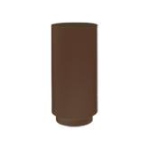 Stèle H110 Dia50 cm - chocolat