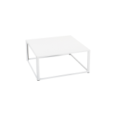 Table Kadra H45 100x100 - blanc