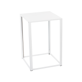 Table Kadra H90 60x60 - Blanc