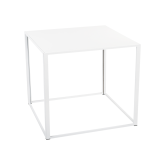 Table Kadra H90 100x100 - Blanc