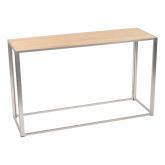 Table Kadra H90 150x50 - Bois & Chrome