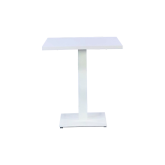 Table Stan H73 70x70 - Blanc & Blanc