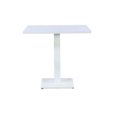 Table Stan H73 90x90 - Blanc & Blanc